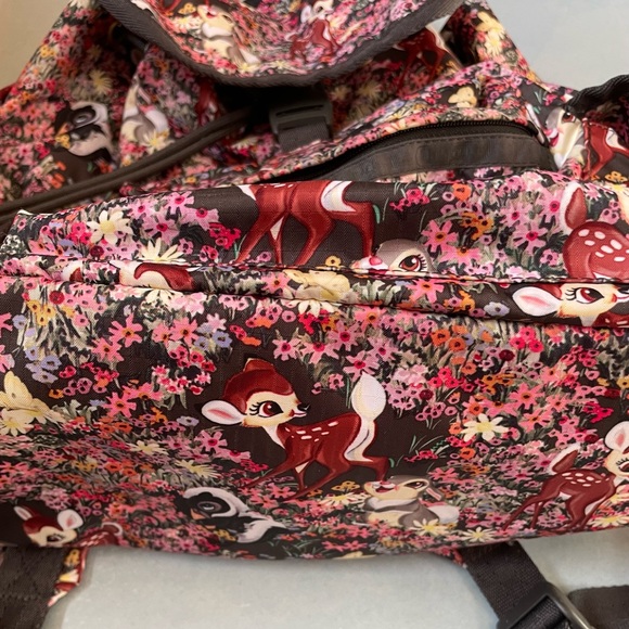 EUC Disney Bambi & Friends x Lesportsac Voyager Backpack - Picture 5 of 7